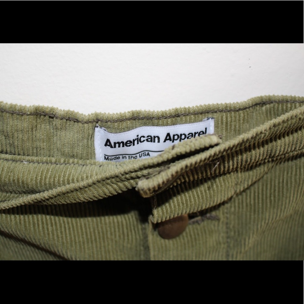 Rare American Apparel Button-up Corduroy Skirt - Picture 4 of 5